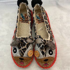 Tigerbear Republik Beastie Leolita Sz 8 Slippers